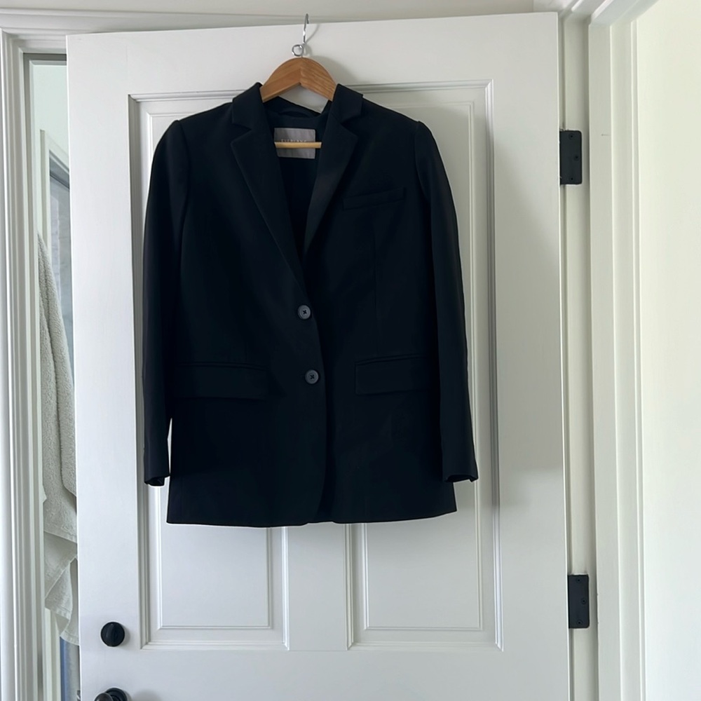 Black Everlane Single Breasted Blazer